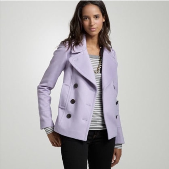 J. Crew Harbor Wool Peacoat - Size 0 - Picture 2 of 9